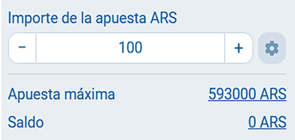 Indica el monto de tu apuesta Indica el monto de tu apuesta