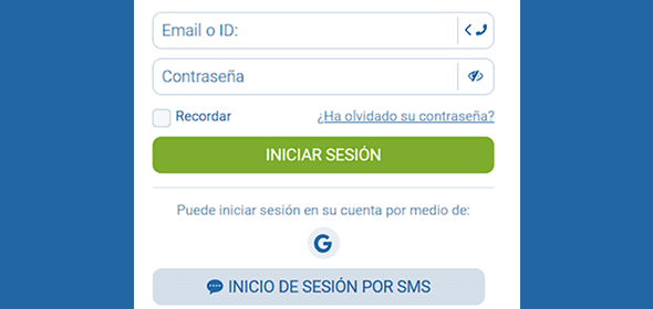 Inicia sesión y verifica tu saldo Inicia sesión y verifica tu saldo