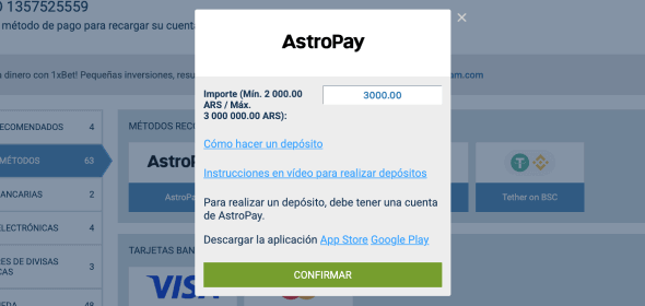 Cómo realizar tu primer depósito Ingresa la cantidad a depositar y completa el proceso
